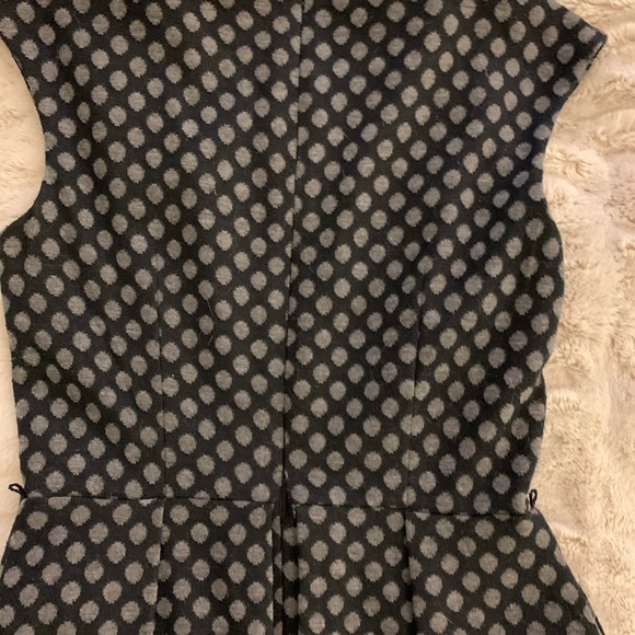 Maggy London Cap Sleeve Fit/Flare Polka Dots - Picture 7 of 8